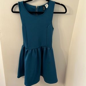 Mini blue dress